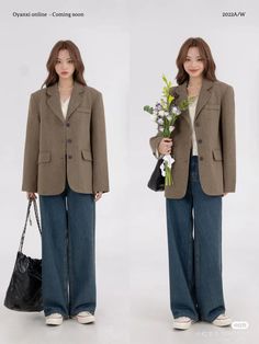 Uni Outfits, Easy Trendy Outfits, 가을 패션, Korean Outfits, Looks Style, Teen Fashion Outfits, Modest Outfits