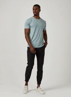 The Core Tee will be your most functional and sustainable tee, doubling as your new go-to t-shirt. With premium fabric and comfort, this performance shirt has 4-way stretch, moisture wicking and quick dry abilities made with up-cycled fabric. Details Model is 6'1" and wears a size medium. Care: Machine wash cold on delicate cycle with similar colors. Low tumble dry. Iron on low if needed. Composition: 94% Polyester | 6% Spandex Versatile Moisture-wicking Crew Neck T-shirt, Versatile Crew Neck Sports T-shirt, Casual Recycled Polyester Sports T-shirt, Casual Sports T-shirt In Recycled Polyester, Casual Short Sleeve Tops In Recycled Polyester, Short Sleeve Recycled Polyester Activewear, Casual Breathable T-shirt In Recycled Polyester, Recycled Polyester Short Sleeve Athleisure Activewear, Casual Go-dry T-shirt In Recycled Polyester