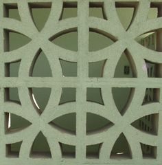 a close up view of an intricate design on a wall