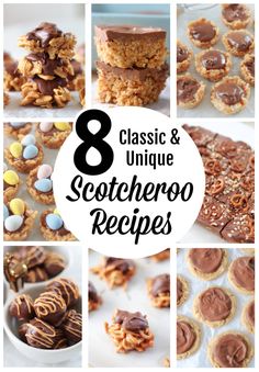 collage of 8 classic and unique scooterfoo recipes with text overlay