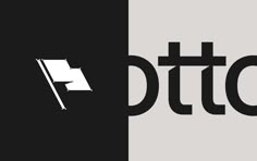 two different type of logos with the word dtota in black and white on them