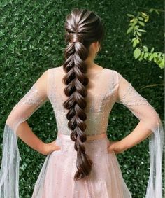 Indian Hairstyles For Long Hair, Decor With Flowers, Hairstyle 2024, Brides Made, Intricate Hairstyles, Bun Hairstyle, New Hairstyle, Bun Hair, Elegant Hairstyles