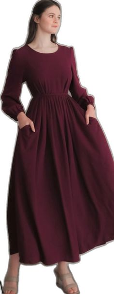 Elegant Plain Dresses For Fall, Solid Color Plain Maxi Dress, Solid Dress With Fitted Bodice And Flattering Silhouette, Modest Fitted A-line Dress, Plain Solid Midi Dress, Solid Plain Midi Dress, Elegant Plain A-line Maxi Dress, Elegant A-line Plain Maxi Dress, Modest Fitted Empire Waist Dress