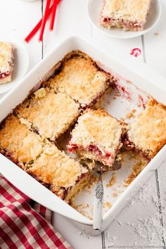 Homemade Raspberry Coconut Bars is a classic dessert and for good reason. Using a jam preserve and coconut flakes, this recipe for dessert bars has a buttery crust and a delicious coconut topping. Coconut Squares, Xmas Food