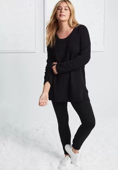 <div>This classic legging is a closet essential! With an elastic waistband and just-right fit, these better-than-basic bottoms style effortlessly with tops,</div> Wedge Dress Shoes, Wardrobe Black, Thermal Sweater, Womens Scrubs, Closet Essentials, Ankle Leggings, Swimsuits For All, Petite Tops, Pajama Bottoms