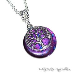 Purple shimmer galaxy shine Tree of Life necklace Galaxy Tree, Blue Shell, Necklace Purple, Tree Of Life Necklace, Shell Necklace, Creative People, Shell Necklaces, Handmade Jewellery, Keepsake Gift