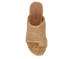 Baretraps Bethie Women s Wedge Sandal Dare to spring for new cute Bethie women s wedge Sandal from Baretraps this spring. Featuring a natural cork, elastic & synthetic upper with a toe loop for a secure fit, this Sandal has a breezy latticework design that ups the style factor. The comfort insole cushions your steps while the stable 3 heel includes a 1 platform. Cork/synthetic upper Slip-On Toe loop Cushioned insole3 wedge heel Spring Beach Wedge Sandals With Cork Material, Spring Beach Cork Wedge Sandals, Spring Cork Heels With Round Toe, Casual Cork Wedge Sandals For Summer, Spring Cork Wedge Sandals With Round Toe, Comfortable Cork Sandals For Spring, Rack Room, Rack Room Shoes, Wedge Sandal