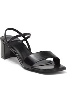 Jeffrey Campbell Adapt Slingback Sandal (Women) | Nordstrom Wardrobe Essentials List, Capsule Wardrobe List, Maternity Capsule Wardrobe, Chunky Black Sandals, Capsule Wardrobe Women, Spring Summer Capsule Wardrobe, Neutral Capsule Wardrobe, Vintage Wash Jeans, Summer Capsule