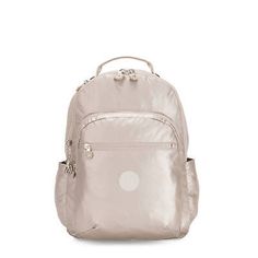 Top Seller for Kipling Women's Seoul Large Metallic 15 School Laptop Backpack, Women's Bags Rucksack Backpack, Laptop Rucksack, Backpack Straps, Wallet Accessories, Nylon Bag