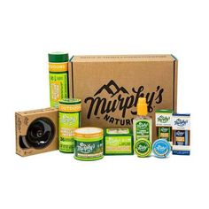 the murp's nature box is packed with various products