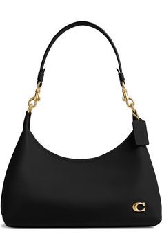 COACH Juliet Glove Tanned Leather Shoulder Bag | Nordstrom Classy Shoulder Bag, Black Shoulder Bag Aesthetic, Modern Shoulder Bag With Branded Hardware, Modern Leather Hobo Bag With Branded Hardware, Coach Leather Hobo Bag With Gold-tone Hardware, Coach Juliet Bag, Elegant Shoulder Bag With Gunmetal Hardware, Coach Shoulder Bag With Gold-tone Hardware For Everyday Use, Modern Coach Shoulder Bag With Gold-tone Hardware