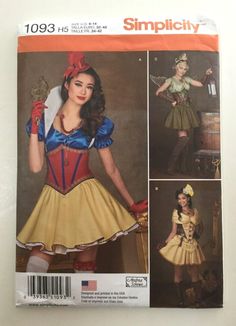 the sewing pattern for this costume is very easy to sew