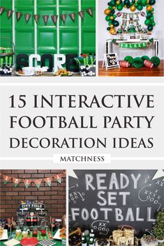 the ultimate football party decoration ideas