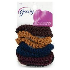 Goody Women's Classics Rope Ponytailer, Color May Vary 12 Count Goody Women's Classics Rope Ponytailer, 12 Count,Color May Vary,31082 Size: 12 ponytailers.  Gender: female.  Age Group: adult. Cloth Bags, Hair Ties, Women's Accessories, Beauty And Personal Care, Crochet Necklace, Bag Accessories, Online Shopping, Size 12, Personal Care