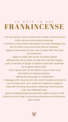 Starter Kit Young Living, Frankincense Essential Oil Benefits, Young Living Frankincense, Premium Starter Kit Young Living, Oils For Health, Essential Oils Collection, How To Calm Nerves