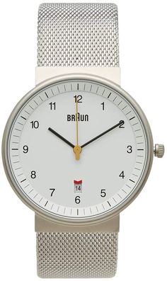 Braun BN0032 Watch Mens Fashion Minimalist, Braun Watches, Braun Design, Minimalist Fashion Men, Dieter Rams, Designer Watches, Casual Accessories, Classic Watches, Clean Face