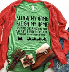 Christmas Things, Ugly Sweater Party, Vinyl Shirts, Funny Christmas Shirts, Santa Baby, Diy Shirt, Christmas T Shirt