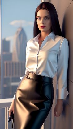 Silky Shirt, Fashion Terms, Office Manager, Gorgeous Blouses, Satin Blouse