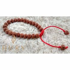 Bracelet from rudraksha beads Rudraksha Bracelet, Jewellery Beads, Rope Bracelet, Beaded Jewelry, Bracelet, Beaded Jewellery