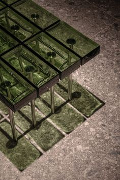 Homemade Modern, Glass Brick, Traditional Tile, Glass Blocks, Aarhus, Wine Room, Interior Furniture, 인테리어 디자인, Glass Table