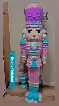 Nutcrackers Diy Paint Ideas, Walmart Nutcracker, Diy Nutcracker, Candy Land Theme, Nutcracker Christmas, Christmas Decorating, Christmas Projects, Holiday Ideas