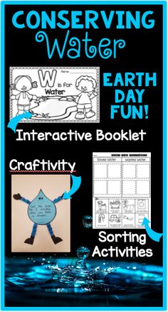 an interactive book about water and how it is used to help students understand what they are doing