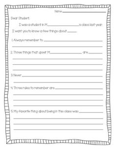 an image of a printable worksheet for students to practice their writing skills