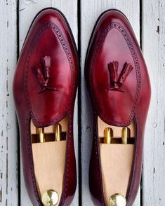 Handmade Men Classic Oxblood Leather Tassel Loafers Dress Shoes sold by LeatherLooms. Shop more products from LeatherLooms on Storenvy, the home of independent small businesses all over the world. Wingtip Leather Shoes With Tassels, Business Wingtip Dress Shoes With Tassels, Elegant Red Tassel Loafers For Business, Formal Wingtip Leather Shoes With Tassels, Formal Red Tassel Loafers With Leather Sole, Red Tassel Loafers With Leather Sole For Formal Occasions, Formal Wingtip Oxfords With Tassels, Classic Red Tassel Loafers For Business, Formal Wingtip Dress Shoes With Tassels