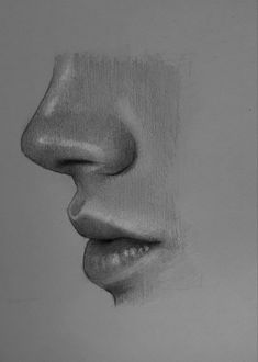 a pencil drawing of a woman's face