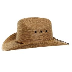 Galveston | Mens Straw Cowboy Hat delivers classic Western style with durable construction. Its firm Mexican palm and wood bead accents make it ideal for outdoor wear. Material: Midweight Firm Mexican Palm Shape: Cattleman Trim: Wood Beaded Band Brim Size: 3 1/2” Crown Height: 4 1/4” Features: Three Eyelets for Ventilation Sweatband: Elastic Sweatband Imported Casual Natural Straw Hat For Western-themed Events, Casual Natural Straw Hat For Western Style, Western Style Outdoor Straw Hat, Western Straw Hat For Outdoor, Country Style Straw Hat Bands For Outdoor, Western Style Brimmed Straw Hat For Outdoor, Western Straw Hat For Ranch, Western Style Panama Hat For Outdoor, Western Straw Hat With Flat Brim For Outdoors