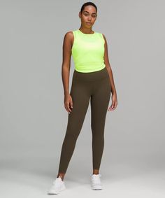 Wunder Train High-Rise Tight 28" | Women's Leggings/Tights | lululemon Green Lululemon Functional Activewear, Versatile Lululemon Activewear With Moisture-wicking, Versatile Lululemon Moisture-wicking Activewear, Lululemon Moisture-wicking Activewear, Green Lululemon Activewear With Moisture-wicking, Green Lululemon Moisture-wicking Activewear, Lululemon Green Activewear For Gym, Green Lululemon Athleisure Activewear, Versatile Moisture-wicking Activewear By Lululemon