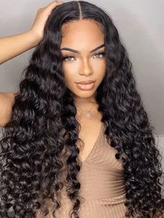 Mini Knots Loose Deep Hair M-cap Wear Go Glueless 9x6 HD Lace Wig - CurlyMe Hair Straight Hair Bundles, Virgin Hair Wigs, Glueless Wig, 100 Human Hair Wigs, Ombre Wigs, Short Bob Wigs, Lace Closure Wig, Lace Hair, Closure Wig