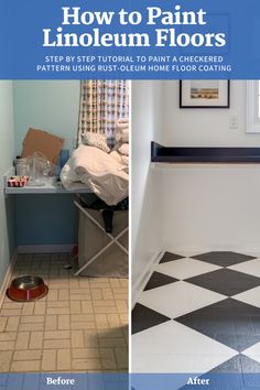 an image of how to paint linoleum floors