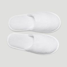 House Slippers Womens, Room Slippers, Guest Home, Hotel Slippers, Personalized Slippers, Bridal Slippers, Velour Top, Spa Slippers, White Slippers