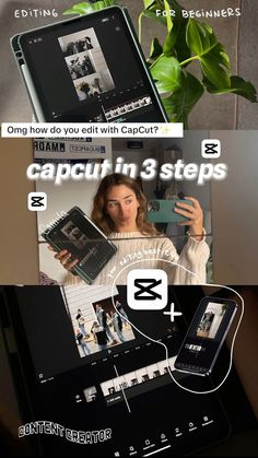 CAPCUT TUTORIAL | editing in 3 steps Notion Pages, How To Edit Videos, Digital Workspace, Start Youtube Channel, Youtube Editing, Youtube Business, Editing Video, Learn Photo Editing, Collage Diy