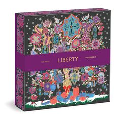 the liberty puzzle box is filled with colorful images