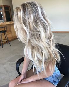 Icy Blonde Hair, Balayage Blonde, Blonde Hair With Highlights