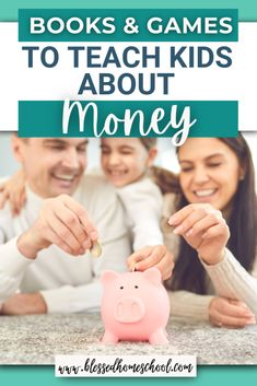 Best Books and Games to Help Teach Kids About Money Money For Kids, Kids Board Games, Learn Numbers, Basic Math Skills, Homeschool Encouragement