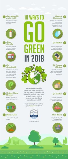 the top ten things to know about greening in 2013 - infographical poster