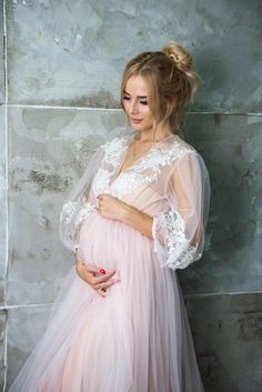 Long light pink maternity dress Dress for Baby shower Dress | Etsy Elegant Pink Maternity Dress, Elegant Spring Maternity Gown, Elegant Pink Maternity Gown, Pink Tulle Maternity Dress For Wedding, Elegant Pink Tulle Maternity Dress, Elegant Pink Dress For Bridal Shower, Feminine Pink Maternity Dress For Party, Feminine Maternity Dress In Pink, Elegant Maternity Tulle Gown