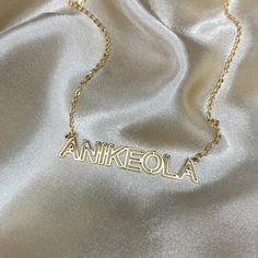 A unique, personalised name necklace that is 304 stainless steel, tarnish free and so stylish!A perfect gift for the one you love. Ideal for a Christmas Gift, Wedding Gift, Bridesmaids Gift, Birthday, Valentine’s Day, Anniversary Gifts, and any other special events.Chain length: 40cm + 5cm with the adjustable extension chain. This necklace fits children and adults.**Gift:All our jewelry is custom made by hand and shipped in our beautiful customised gift box that comes with a polish cloth. If you Minimalist Custom Name Metal Jewelry, Adjustable Stainless Steel Name Necklaces, Adjustable Stainless Steel Name Necklace, Adjustable Stainless Steel Necklaces With Name, Adjustable Name Necklace Gift, Customized Metal Necklace For Personalized Gift, Customized Metal Necklaces For Personalized Gifts, Personalized Adjustable Stainless Steel Necklace, Customizable Metal Necklaces For Mother's Day