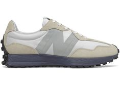 Buy and sell authentic New Balance shoes on StockX including the New Balance 327 White Navy and thousands of other sneakers with price data and release dates. New Balance 327 White, Retro Trainers, New Balance 327, Navy Man, Navy Shoes, New Balance Sneakers, Hot Sneakers, New Balance Shoes, Sneakers Men Fashion