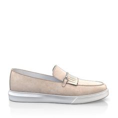 Men`s Flat Sneakers 9016 | Girotti Beige Suede Slip-on Moccasins, Suede Low-top Formal Loafers, Formal Suede Low-top Loafers, Suede Low-top Loafers For Formal Occasions, Low-top Leather Moccasins With Suede Lining, Beige Slip-on Suede Leather Shoes, Formal Beige Suede Slip-ons, Low-top Suede Moccasins With Leather Sole, Luxury Slip-on Suede Moccasins