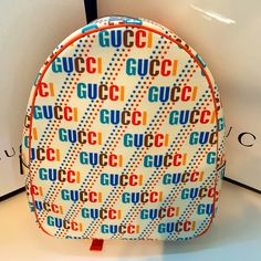 Up For Sale Is A Brand New, Never Been Used, Authentic Unisex Gucci Children Junior Backpack Comes With Dust Bag, Care Cards, Controllato Cards Made In Italy All Reasonable Offers Will Be Considered But No Trade Accepted Gucci Canvas Bag, Gucci Diaper Bag, Gucci Orange, Gucci Belt Bag, Kids Tote Bag, Kids Totes, Kids Zoo, Gucci Floral, Kids Belt