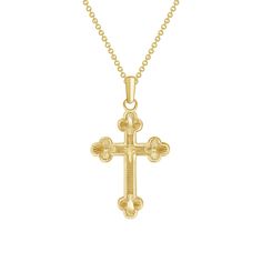 Elevate your style with our Solid Gold Diamond Cut Cross Pendant Necklace. This unisex piece adds a touch of shine to any outfit, making a statement of elegance and sophistication. The shiny cross pendant is a symbol of faith and makes a perfect gift for yourself or a loved one. SKU: TKM1950A 30mmx18mm 1.9Grams White Gold Large Cross Pendant Jewelry, White Gold Necklace With Large Cross Pendant, Luxury Tarnish-resistant Cross Jewelry, Yellow Gold Cross Necklace With Large Pendant, Elegant Cross Pendant Necklace With Large Pendant, Elegant Necklace With Large Cross Pendant, Elegant Gold Cross Necklace With Round Pendant, White Gold Cross Necklace With Large Pendant, Polished Cross Necklace For Formal Occasions