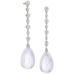 Created in 18 karat White Gold Moon quartz Drops Diamonds Approx 1.00 ct Post & Back Limited edition These exquisite Candy Blue Topaz & Diamond Earrings add a luxurious sparkle to any ensemble. Crafted in 18 karat white gold, each unique pair features moon quartz drops and over 1.00 ct of twinkling diamonds, complemented with secure post and back settings. These limited edition pieces make a truly elegant statement. About the Designers ~ Dharmesh & Namrata Drawing inspiration from little things, Crystal Earrings White, Cheap White Crystal Earrings For Women, Cheap White Crystal Earrings, Luxury White Gold Crystal Earrings, Affordable White Crystal Earrings, Cheap White Round Crystal Earrings, Cheap Nickel-free White Crystal Earrings, Luxury White Crystal Earrings For Gift, Luxury White Moonstone Earrings