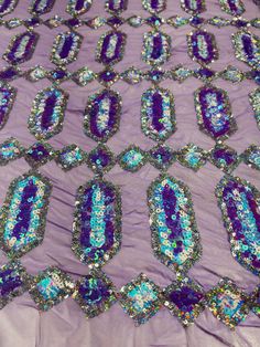 Purple Embellished Sequin Fabric For Party, Embellished Purple Sequin Fabric In Glamorous Style, Embellished Purple Sequin Fabric For Party, Embellished Purple Sequin Fabric For Glamorous Style, Embellished Purple Sequin Fabric For Glamorous Designs, Party Purple Embroidered Sequined Fabric, Party Purple Embroidered Fabric With Sequins, Purple Sequin Fabric With Rhinestones For Party, Purple Sequined Embroidered Fabric For Party