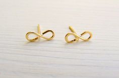 Infinity+stud+earrings.+Gold+infinity+earrings.+Gold+by+LirLir,+$15.00 Gold Infinity Earrings Perfect For Gifts, Elegant Gold Infinity Earrings, Dainty 14k Gold-filled Yellow Gold Linear Earrings, Gold Infinity Earrings, 14k Gold-filled Heart Earrings For Gift, 14k Gold-filled Heart Earrings For Valentine's Day Gift, Everyday Earrings Studs, Infinity Earrings, Cute Stud Earrings