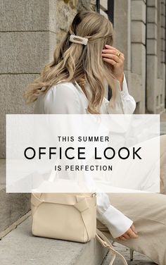 Looking for your next office style? This fashion influencer fused some of the latest fashion trends into an office look that screams perfection! Work outfit, office outfit, office look, work look, neutral outfit, summer work outfit, summer office outfit, summer office look, fashion trends 2019, summer fashion trends 2019, office wear, business casual, #weartowork #streetstyle #fbloggerstyle #businesscasual #neutralstyle #neutrals #hairstyle Work Outfit Summer Office, Work Wear Summer, Spring Work Wear, Work Outfit Summer, Professional Office Wear, Fall Work Wear, Office Wear Business Casual, Summer Work Outfit