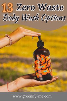 On the hunt for zero waste body wash? Here are the best low waste, plastic-free options on the market. Some are even refillable! #zerowaste #bodywash #plasticfree Liquid Body Wash, Nonrenewable Resources, Glass Dispenser